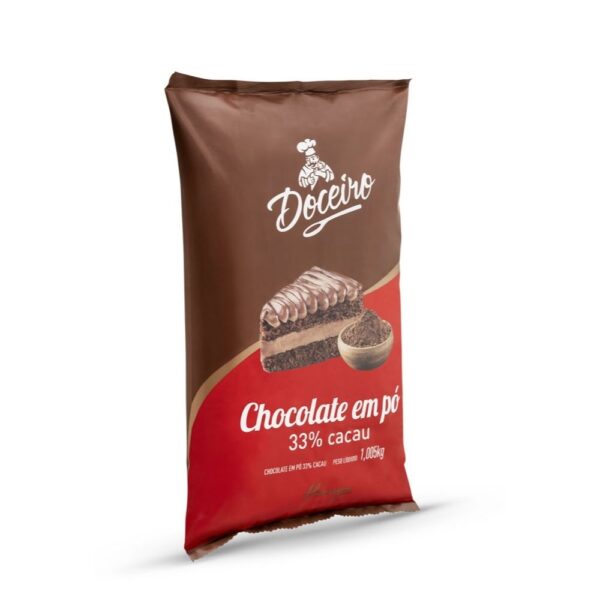 CHOCOLATE EM PÓ 33% DOCEIRO 1,005KG
