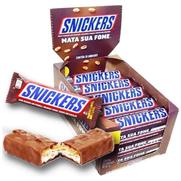 CHOCOLATE SNICKERS PACOTE 45G DP C/20