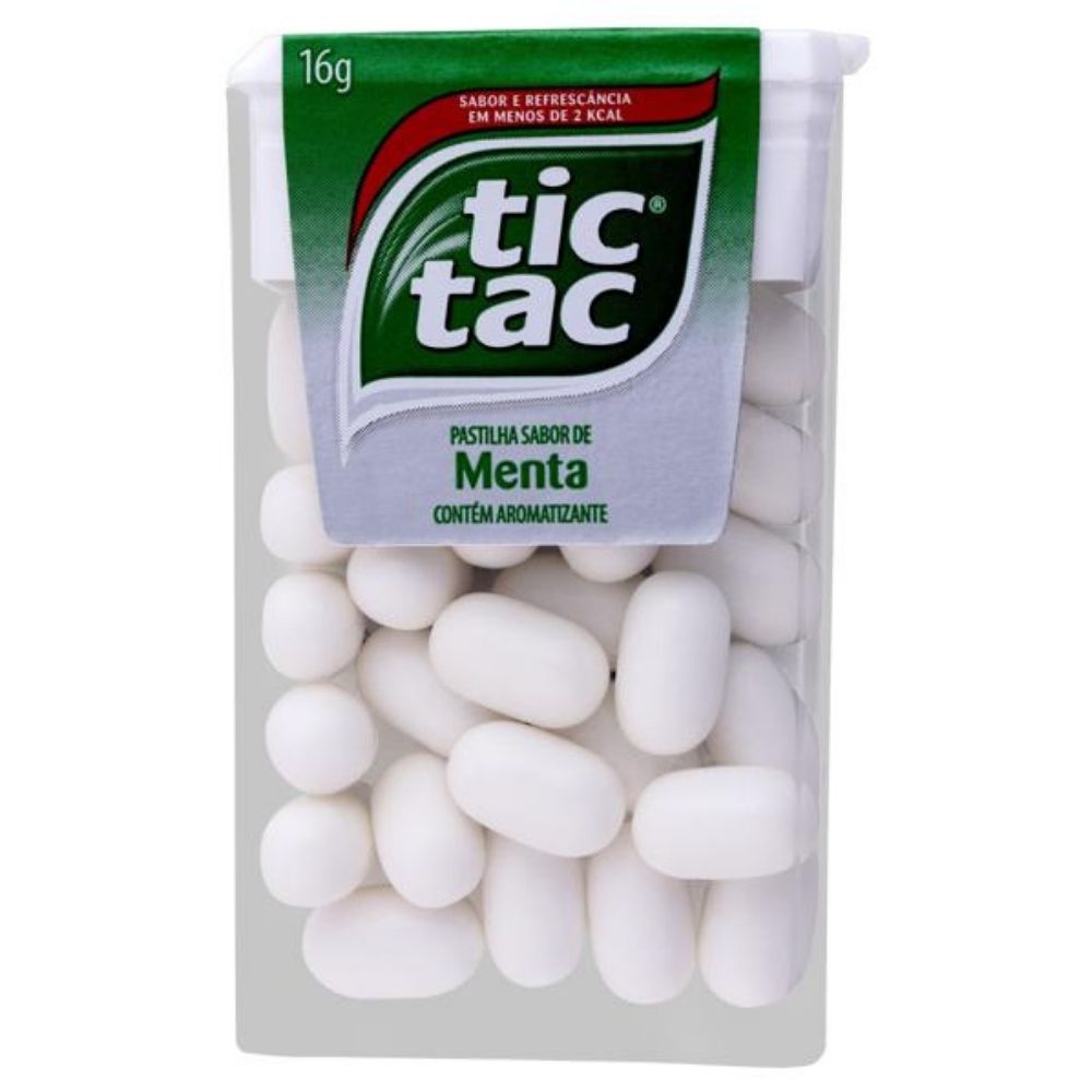 Pastilha Menta Tic Tac Caixa 16g Sul Doces