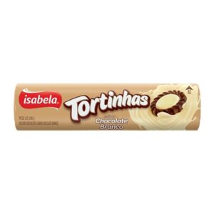 TORTINHAS ISABELA CHOCO/BRANCO 140GR