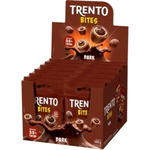 TRENTO BITES DARK 55% 40GR C/12