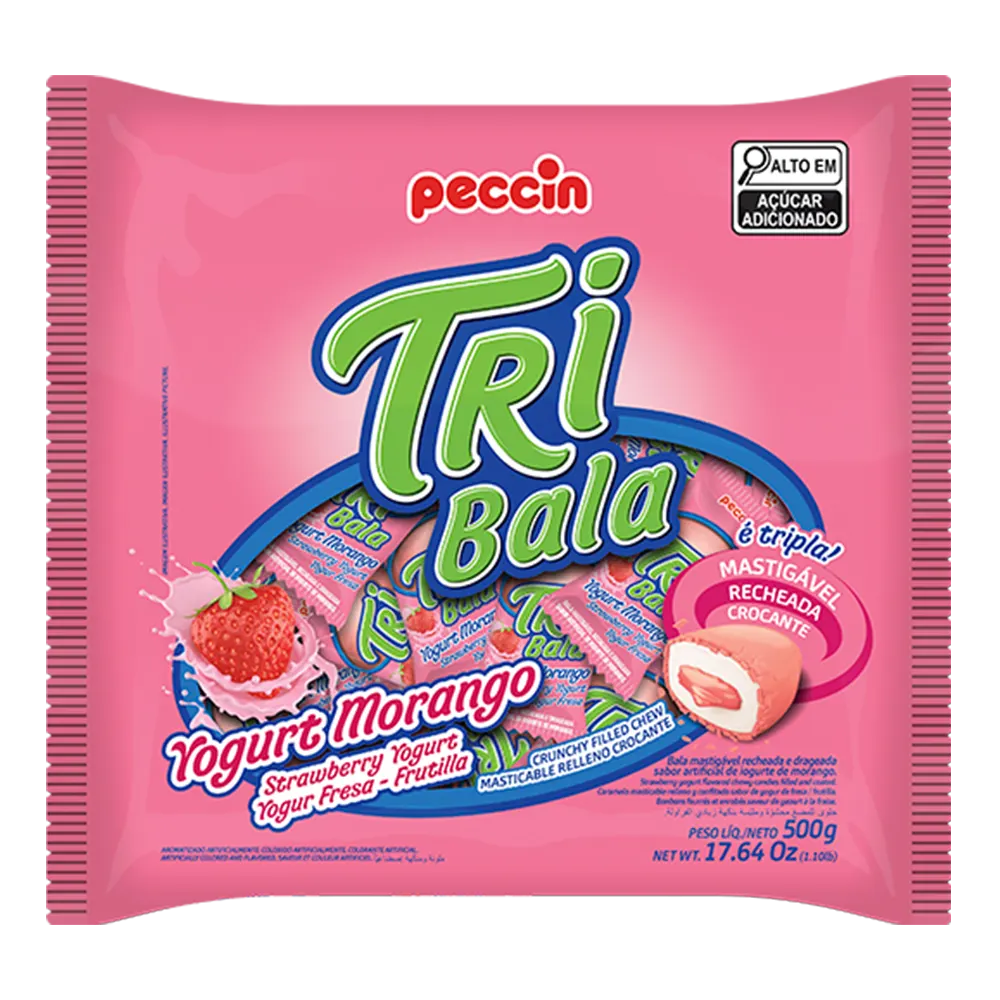 BALA PECCIN TRIBALA IOGURTE 500GR