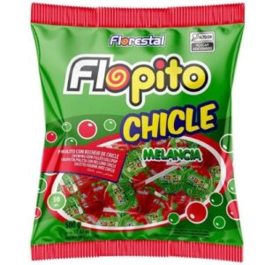 PIRULITO FLOPITO CHICLE MELANCIA 500GR