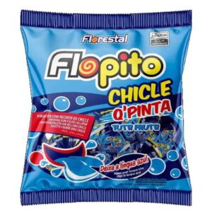 PIRULITO FLOPITO CHICLE PINTA LINGUA 500GR