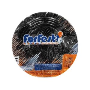 PRATO FORFEST BOLO PRETO PR15 C/10