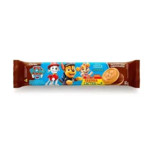 BISCOITO RECHEADO BOLACHA BAUD. PATRULHA CANINA CHOCOLATE 80g