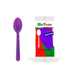 COLHER EXTRA LONGA AÇAI C/25
