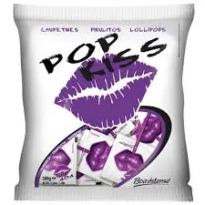 PIRULITO POP KISS  FRAMBOESA 500GR