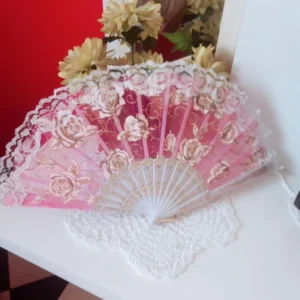 RENDADO CONFESTA ROSA 7 7CM C/100