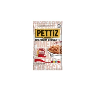 AMENDOIM CROCANTE PETTIZ PIMENTA VERMELHA 120G