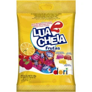 BALA LUA CHEIA DORI FRUTAS 100GR