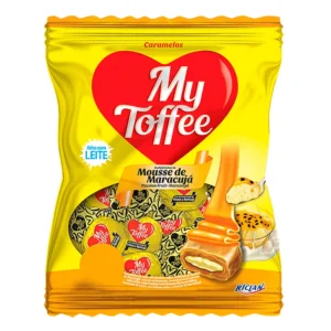 BALA MY TOFFEE MARACUJÁ RICLAN 500GR
