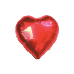 BALAO CORAÇÃO 25CM VERMELHO