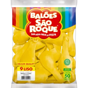 BALÃO SÃO ROQUE AMARELO CITRINO 9 C/50