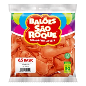 BALÃO SÃO ROQUE VERMELHO 6.5 C/50