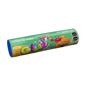BISCOITO RECHEADO GLUB MOUSSE DE LIMÃO 100GR