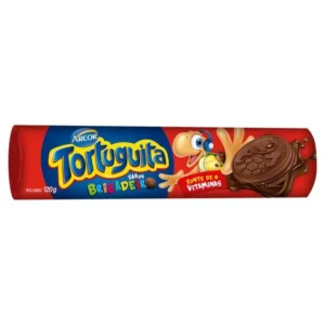 BISCOITO RECHEADO TORTUGUITA CHOCOLATE 120GR