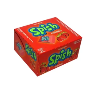 CHICLE SPISH MORANGO C/40