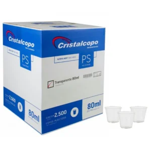 COPO DESCARTAVEL 80ML C/100