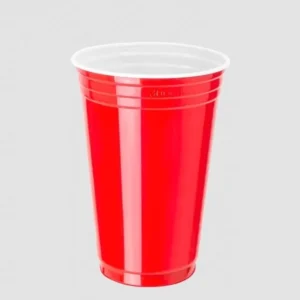 COPO ESTILO AMERICANO COPOBRAS 300ML VERMELHO C/25