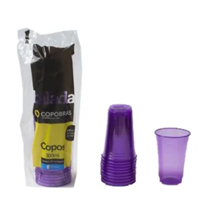 COPO NEON ROXO 300ML C/25