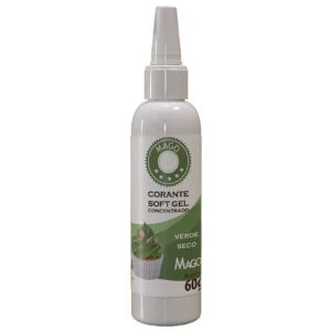 CORANTE SOFT GEL MAGO VERDE SECO 60GR