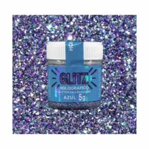 GLITER P/DECORAÇÃO FAB AZUL 5G