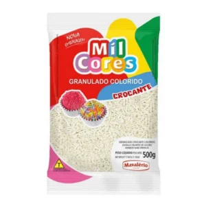 GRANULADO CROCANTE MAVALERIO BRANCO 500GR