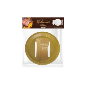 KIT CHURRASCO PREMIUM DOURADO FORFEST