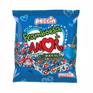 PIRULITO DO AMOR FRAMBOESA PECCIN C/24