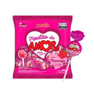 PIRULITO DO AMOR MORANGO PECCIN C/24