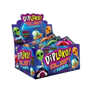 PIRULITO NEON ALIEN DIP LOKO C/30