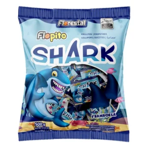 PIRULITO SHARK FRANBOESA 500GR