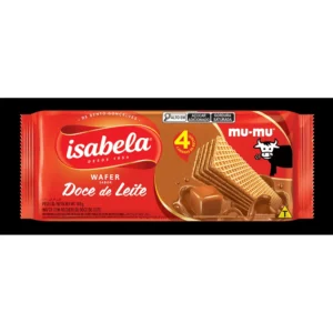WAFER ISABELA DOCE DE LEITE 100GR
