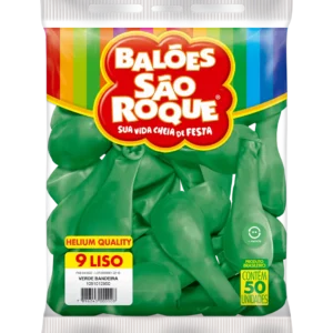 BALÃO SÃO ROQUE VERDE BANDEIRA 9 C/50