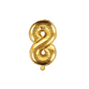 BALÃO DOURADO Nº 8 NEOTRENTINA 40CM