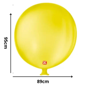 BALÃO SURPRESA AMARELO  C/1 SAO ROQUE