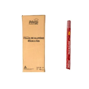 FOLHA DE PAPEL ALUMINIO VABENE 45X4MT