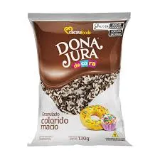 GRANULADO MACIO BRANCO E PRETO DONA JURA 500GR