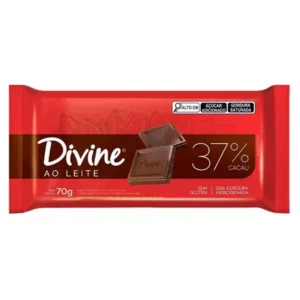 BARRA DIVINE AO LEITE CREMOSA 70GR