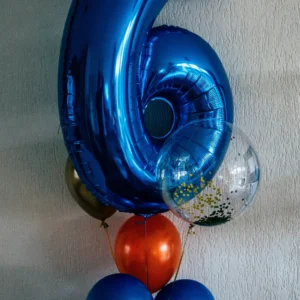 BALÃO AZUL Nº 3 GRUPO FESTA 45CM