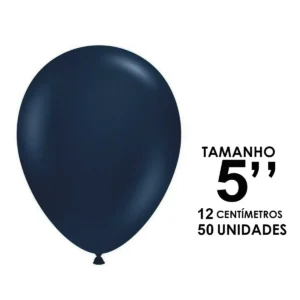 BALÃO AZUL Nº 5 GRUPO FESTA 45CM