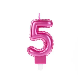 VELA BALÃO ROSA 5